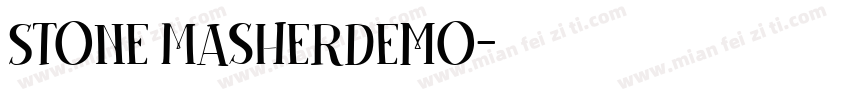 Stone MasherDemo字体转换